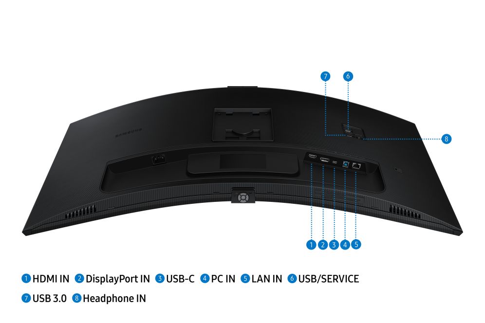 MONITOR SAMSUNG 34" LS34C652VAUXEN 4K 3440X1440 ULTRA HD LED BLACK
