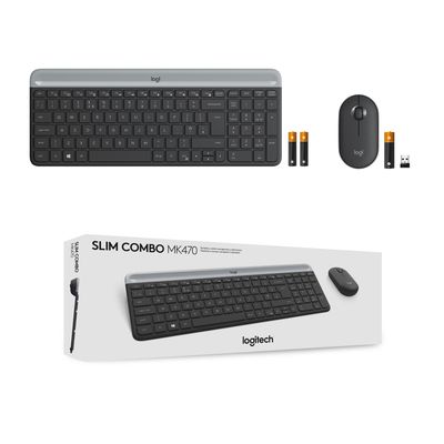 COMBO TECLADO RATON LOGITECH COMBO MK470 INALAMBRICO GRAFITO
