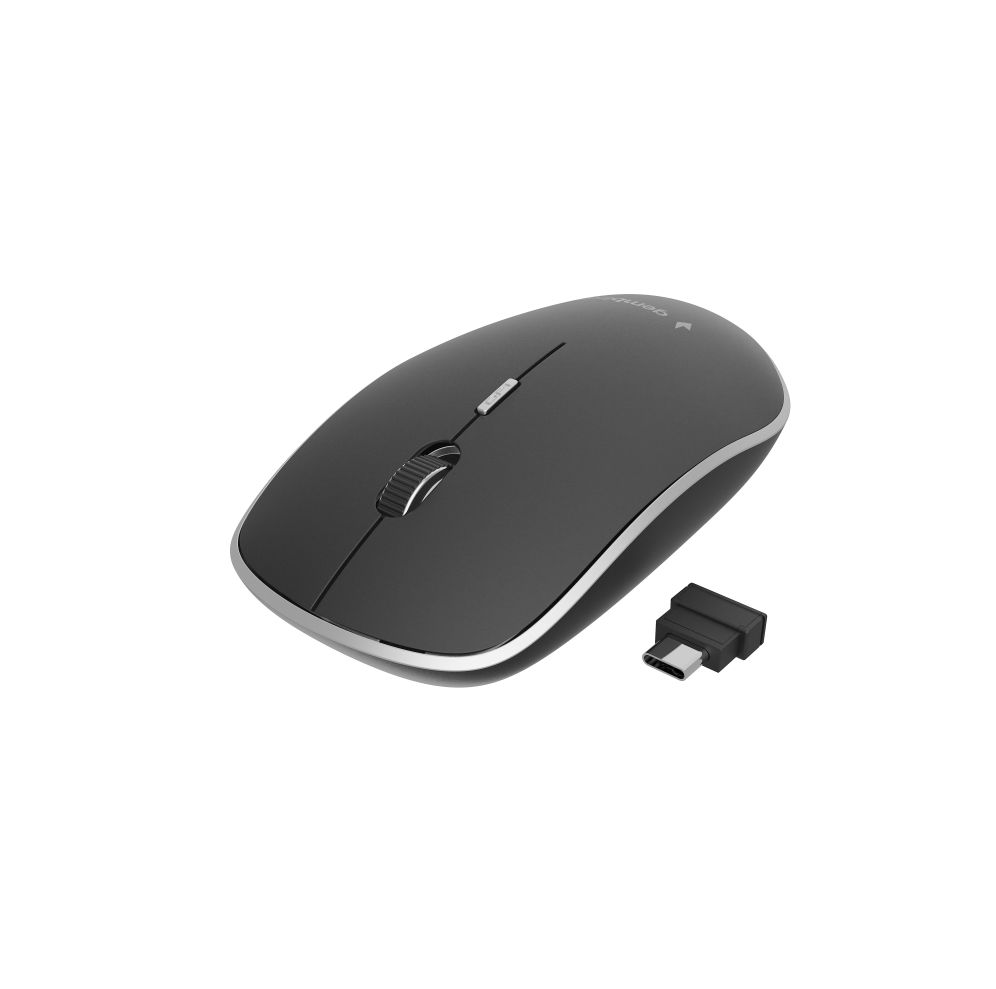 RATON GEMBIRD OPTICO 1600 DPI NEGRO RECEPTOR USB-C RF INALAMBRICO PILAS