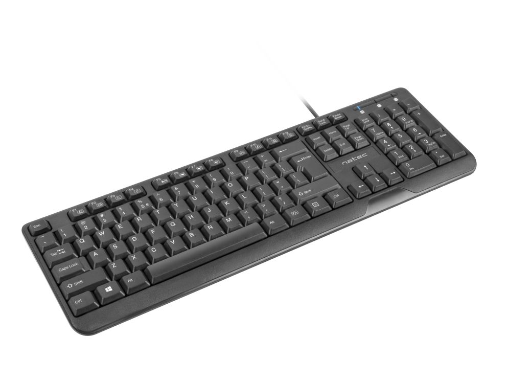 TECLADO NATEC TROUT SLIM USB NEGRO