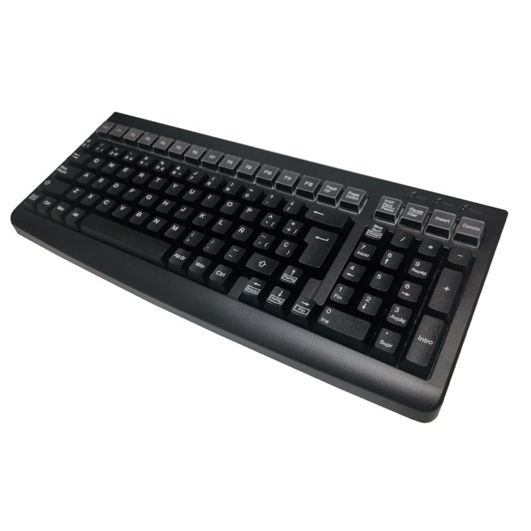 TECLADO POS MUSTEK MKB-800. USB. NEGRO.