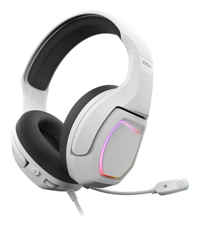 AURICULAR GAMING KROM KOPA 7.1 VIRTUAL BLANC