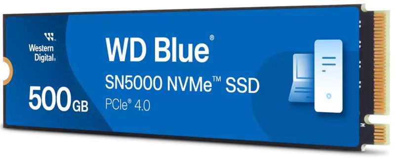 SSD WD BLUE SN5000 500GB NVME PCIE 4