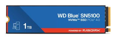 SSD WD BLUE SN5100 1 TB M.2 PCI EXPRESS 4.0 NVME QLC 3D NAND