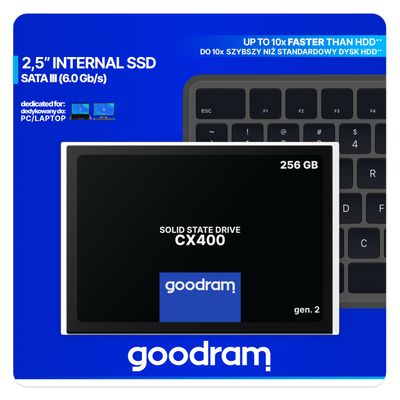 SSD GOODRAM CX400 256GB SATA3