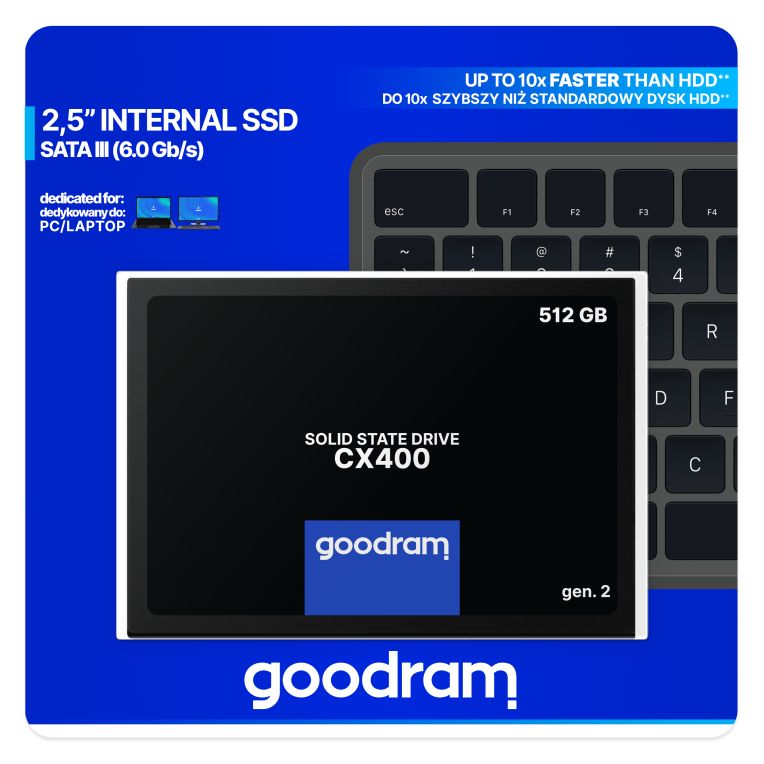 SSD GOODRAM CX400 512GB SATA3