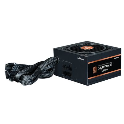 FUENTE DE ALIMENTACION ZALMAN GIGAMAXIII 850W 80 + BRONZE ATX NEGRO