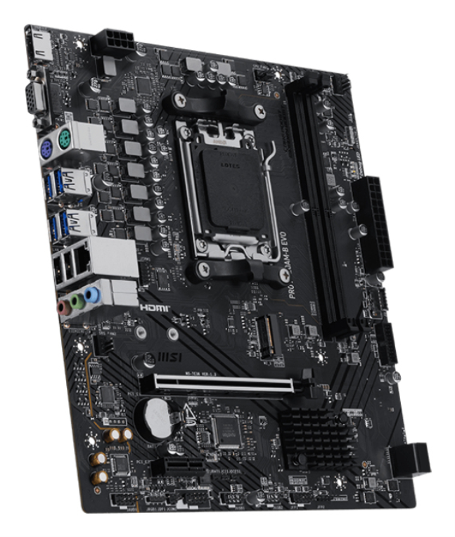 PLACA BASE MSI PRO A620M-B EVO AM5 MATX 2XDDR5