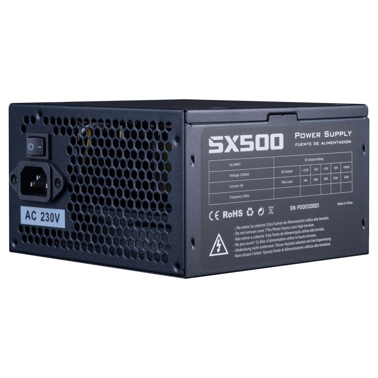 FUENTE ALIMENTACION HIDITEC PSU ATX PSX500W 500W (BULK)