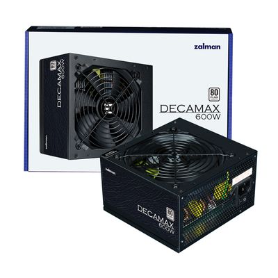 FUENTE DE ALIMENTACION ZALMAN DECAMAX 600W 80+ STANDARD ATX NEGRO