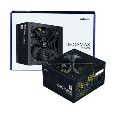 FUENTE DE ALIMENTACION ZALMAN DECAMAX 700W 80+ STANDARD ATX NEGRO