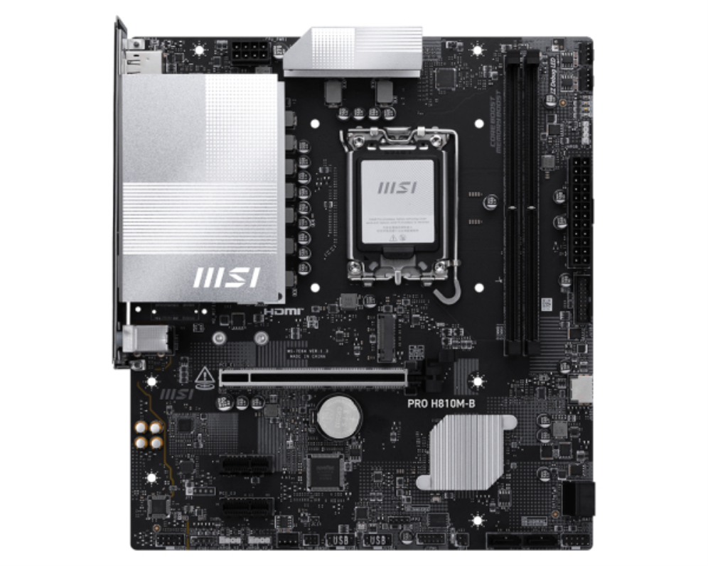 PLACA BASE MSI PRO H810M-B 1851 MATX 2XDDR5