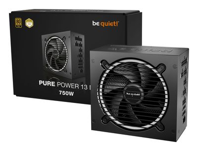 FUENTE ALIMENTACION BEQUIET PURE POWER 13M 750W ATX 80+ GOLD