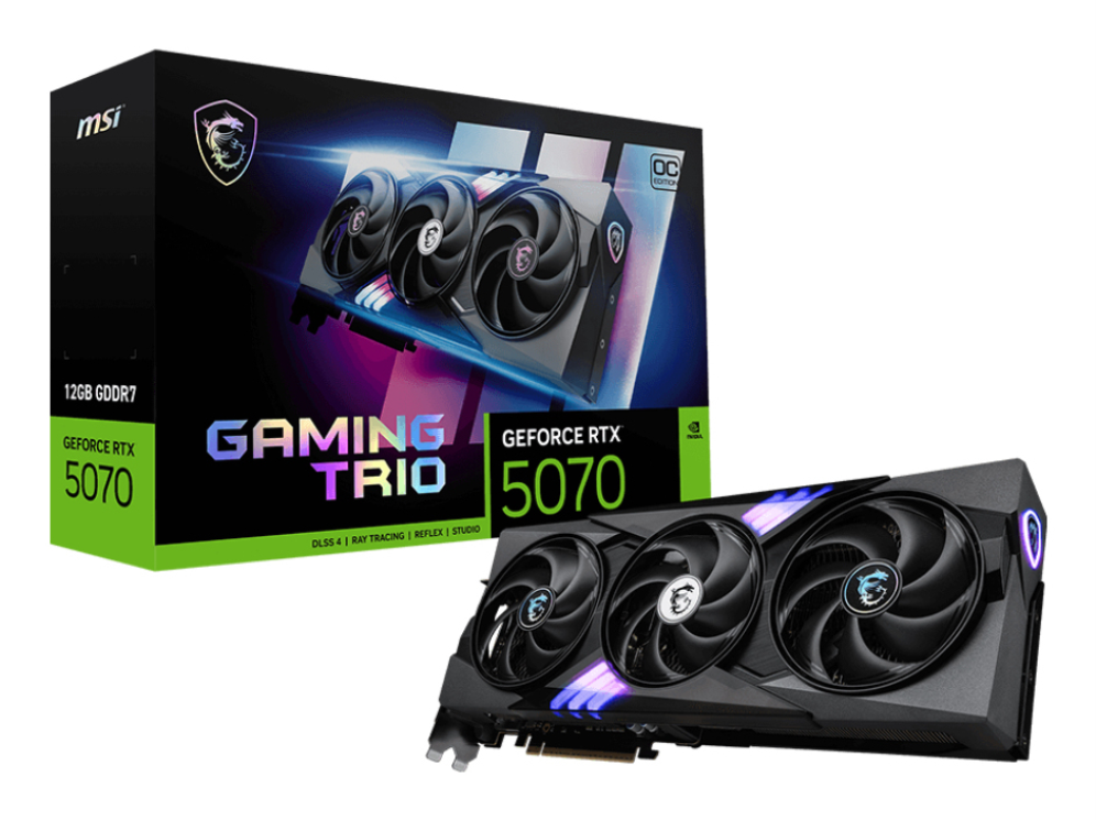 Tarjeta Grafica Msi Rtx 5070 12G Gaming Trio Oc - MSI Gaming &amp; Pro