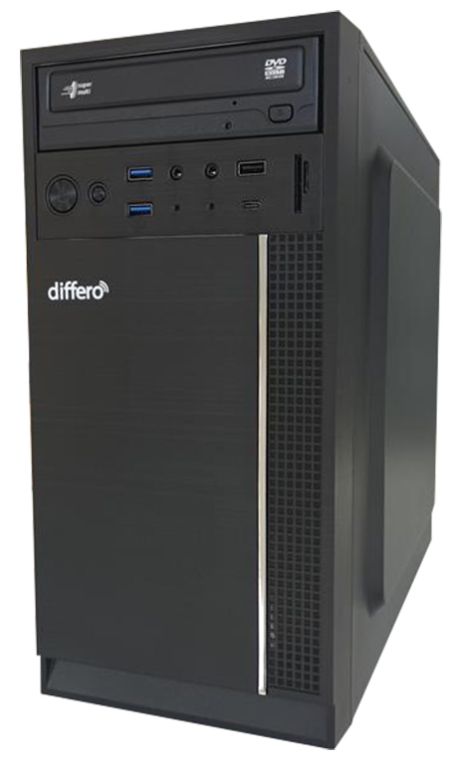 Pc Differo V15 I5-12400 8Gb Ssd 500Nvme No Dvd Usb-C Trasero - DIFFERO Alto Rendimiento