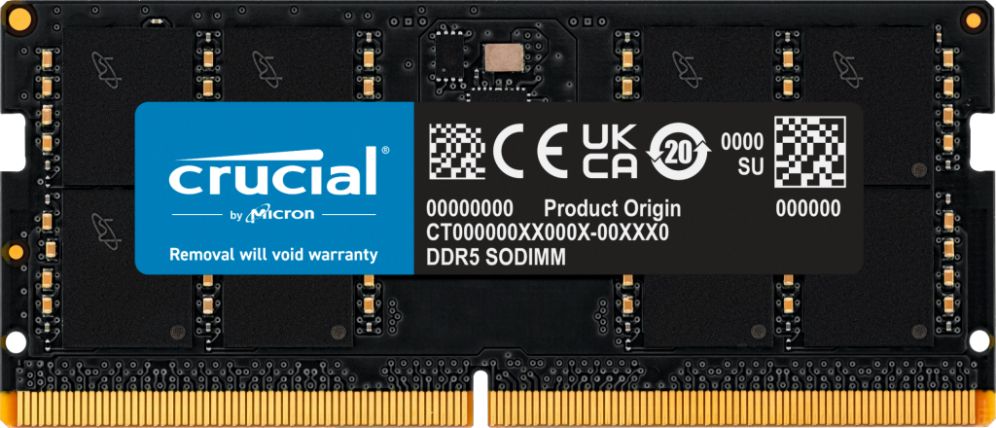 Ddr5 Sodimm Crucial 32Gb 4800 - CRUCIAL Alto Rendimiento