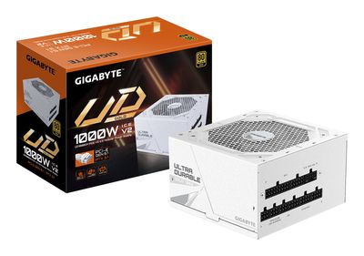 Fuente Alimentacion Gigabyte Gp-Ud1000Gm Pg5 Ice 1000W 80+ Gold - GIGABYTE Alto Rendimiento