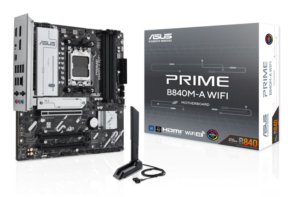 Placa Base Asus Prime B840 M-A Wifi  M-Atx Am5 Ddr5 - ASUS Alto Rendimiento