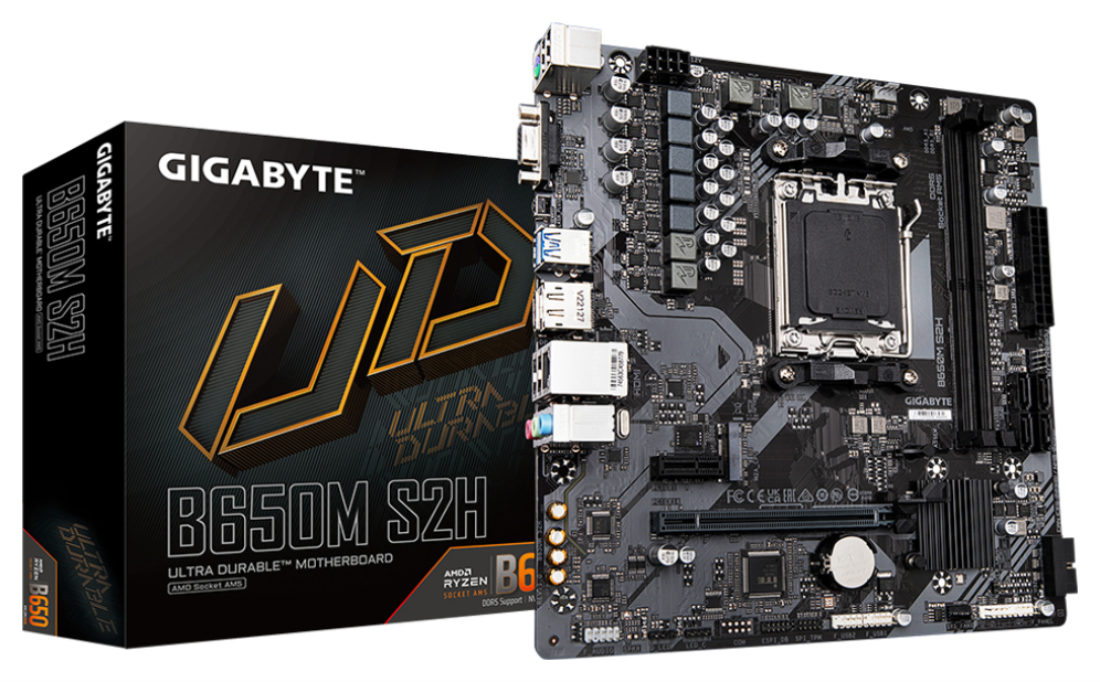Placa Base Gigabyte B650M S2H 1.1 Am5 Matx 2Xddr5 - GIGABYTE Alto Rendimiento