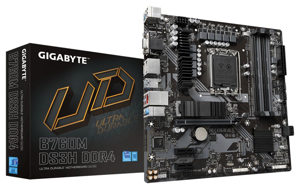 Placa Base Gigabyte B760M Ds3H Ddr4 1700 Matx 4Xddr4 - GIGABYTE Alto Rendimiento