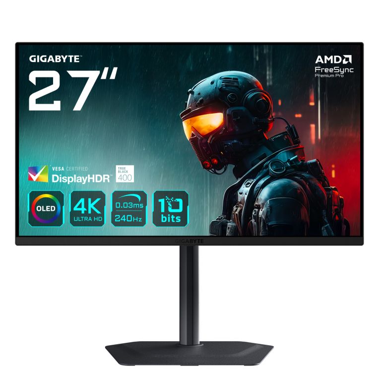 Monitor Gaming Gigabyte M27Ua Ek 27" 3840X2160 - GIGABYTE Alto Rendimiento