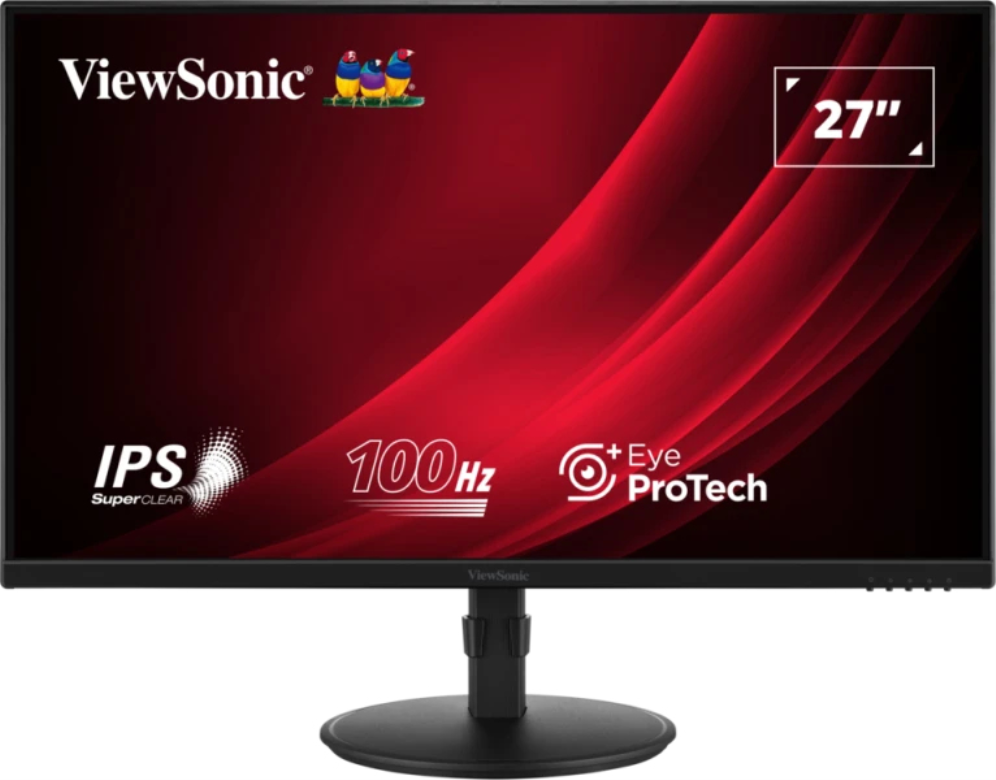 Monitor Viewsonic 27" Va2708-Hdj Fhd Ips Led Vga Hdmi Dp Ajus. Altura - VIEWSONIC Alto Rendimiento