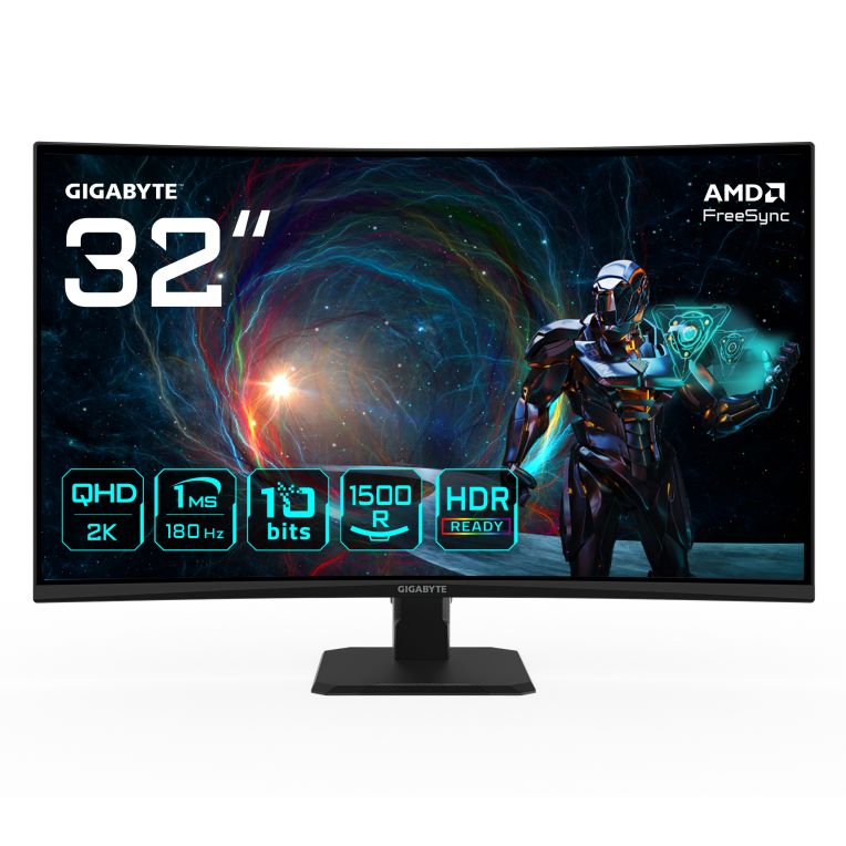 Monitor Gaming Gigabyte Gs32Qca 31.5" 2560X1440 Qhd - GIGABYTE Alto Rendimiento