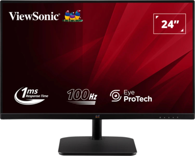 Monitor Viewsonic 23,8" Va2432-Mhd-3 Fhd Ips Led Vga Hdmi Dp - VIEWSONIC Alto Rendimiento