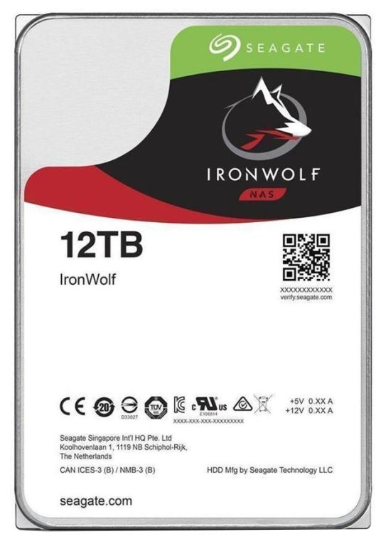 Disco Seagate Ironwolf 12Tb Sata3 256Mb - SEAGATE Alto Rendimiento