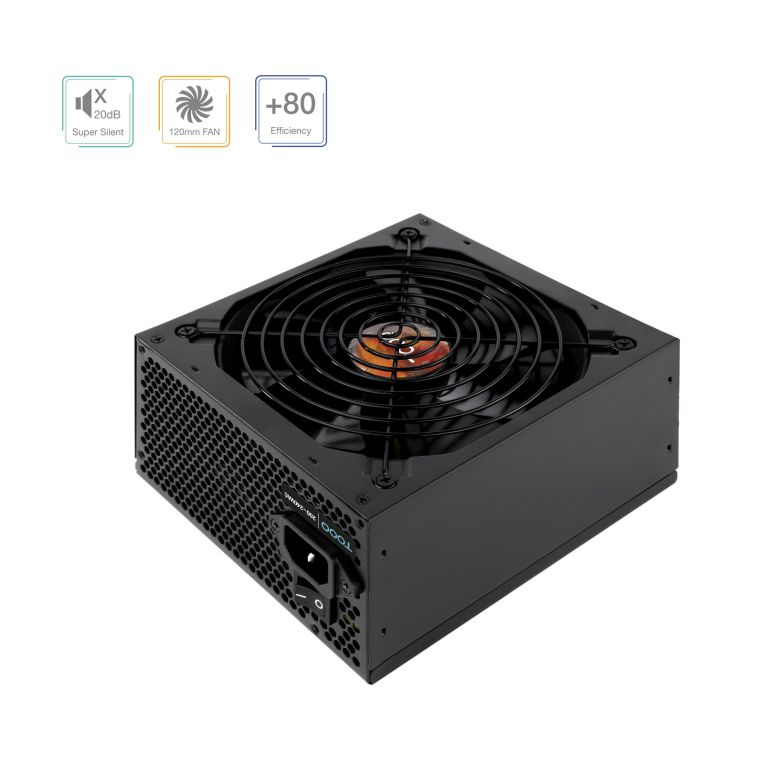 TooQ 750W 80Plus Bronze APFC | Energía Estable para Gaming y Workstation