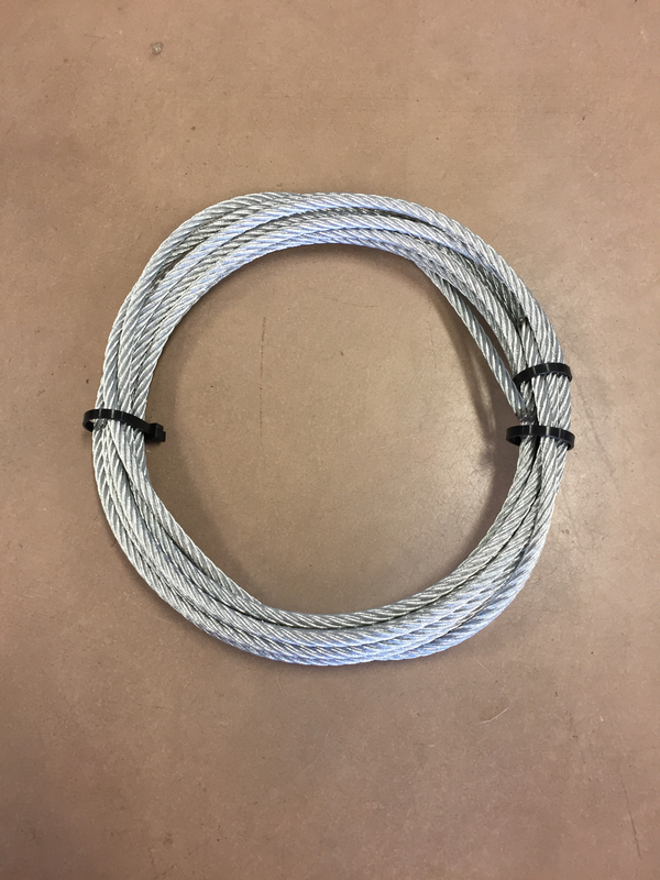 4' Wide Wheel End Cable