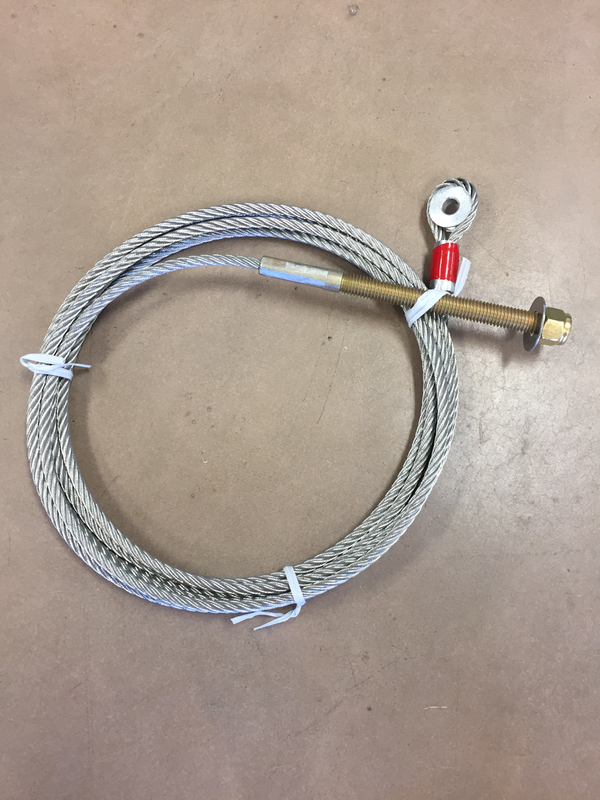 ER1 3000#/4000# rear cable, 114" Beam Width