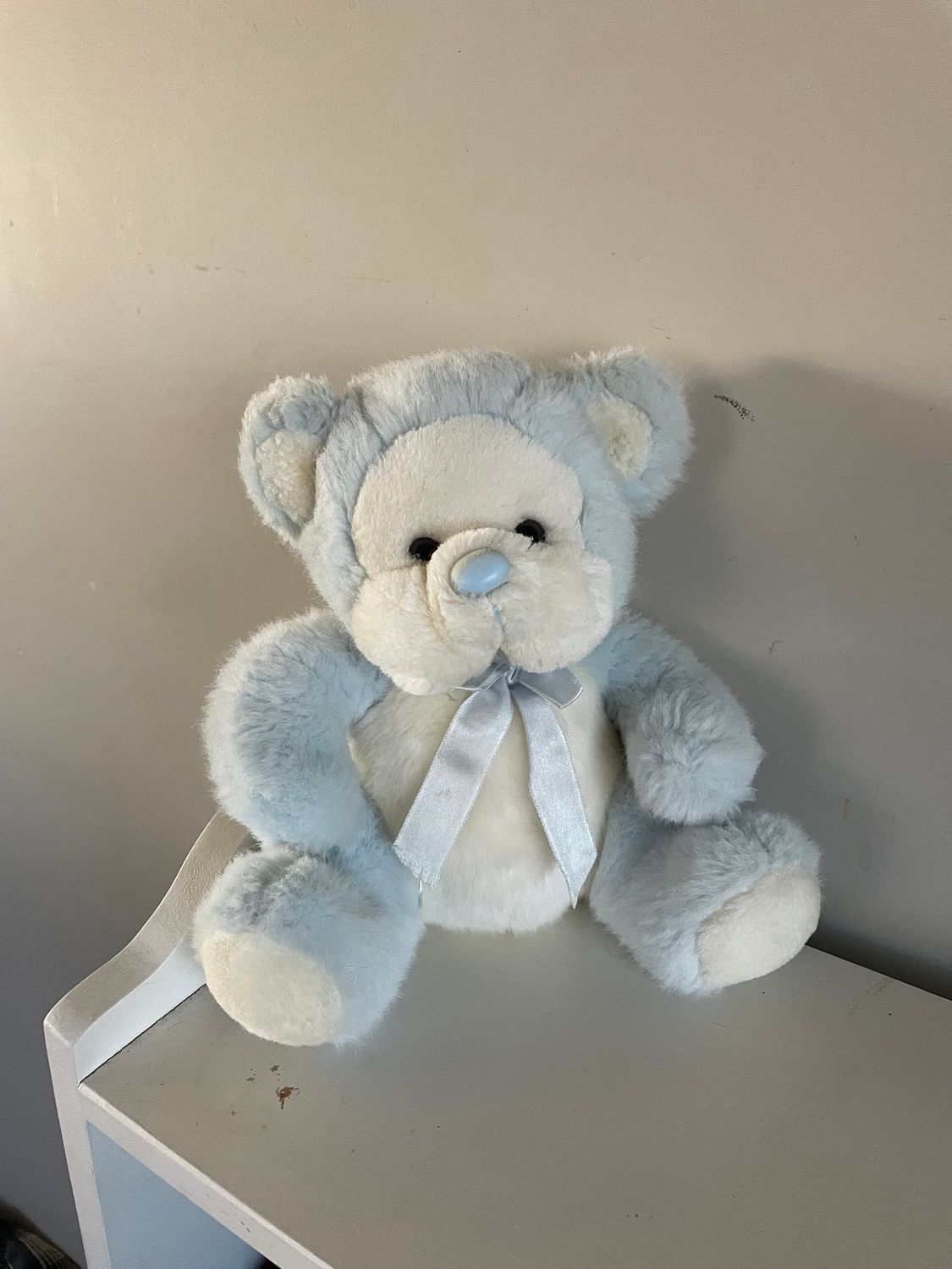 weighted blue teddy