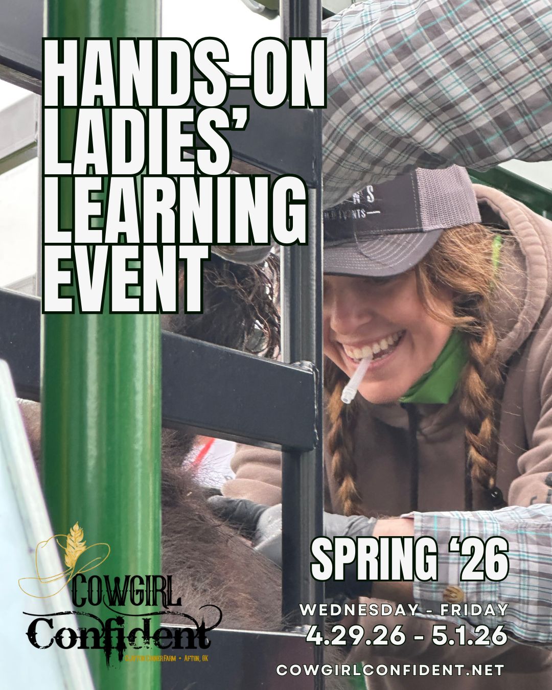 Cowgirl Confident Hands-On Ladies' Event Ticket - Spring 2026