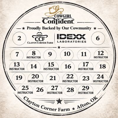 Fall '26 Cowgirl Confident Ladies' Event T-Shirt Sponsor