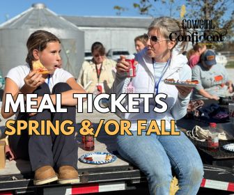Cowgirl Confident Spring &/or Fall '26 Meal Tickets