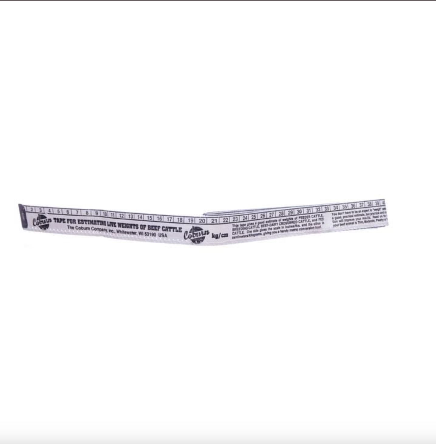 Beef Cattle Weigh Tape