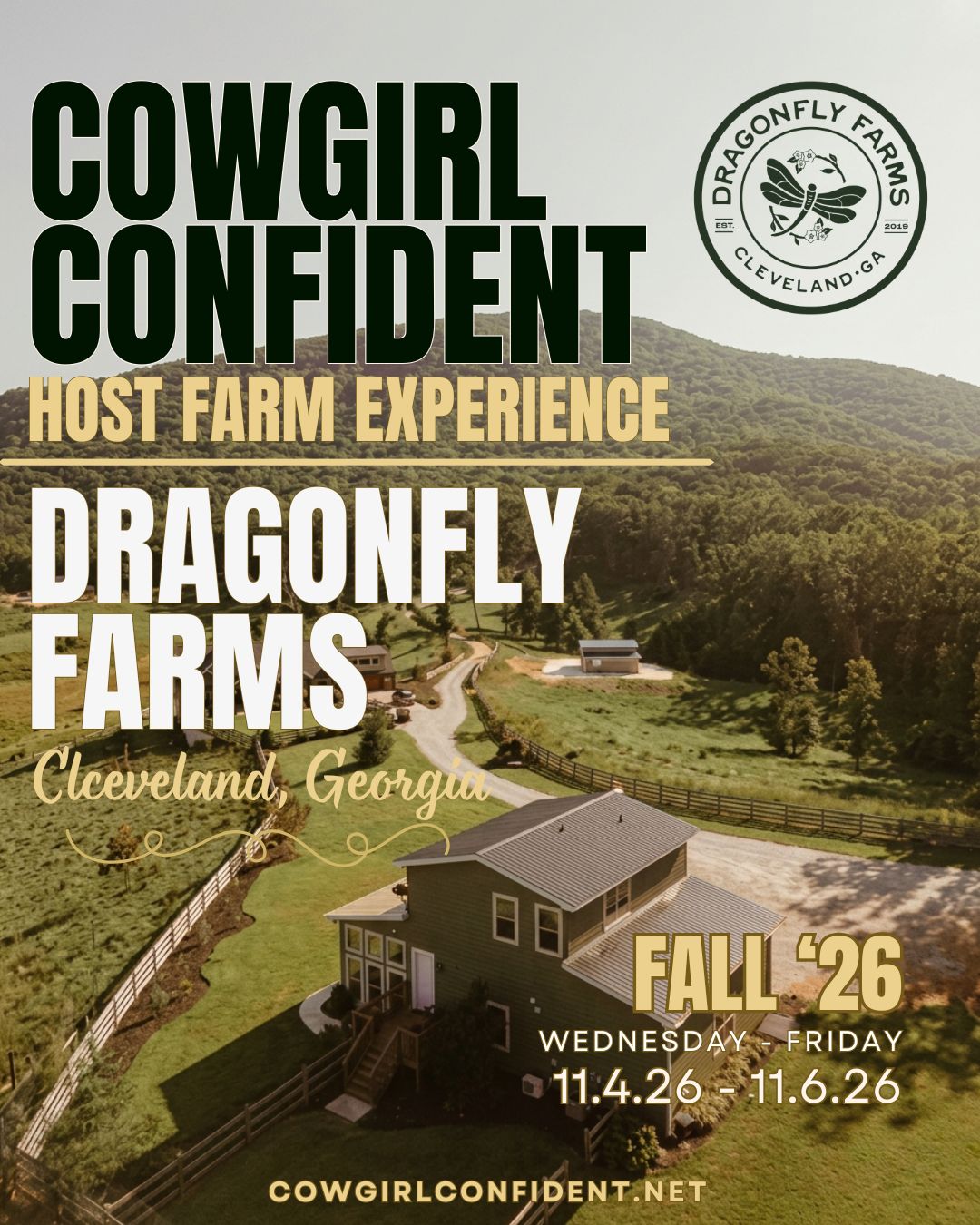 Cowgirl Confident Fall 2026 - Dragonfly Farms Host Location