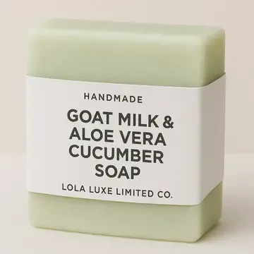 Goat Milk &amp; Aloe Vera Cucumber Soap