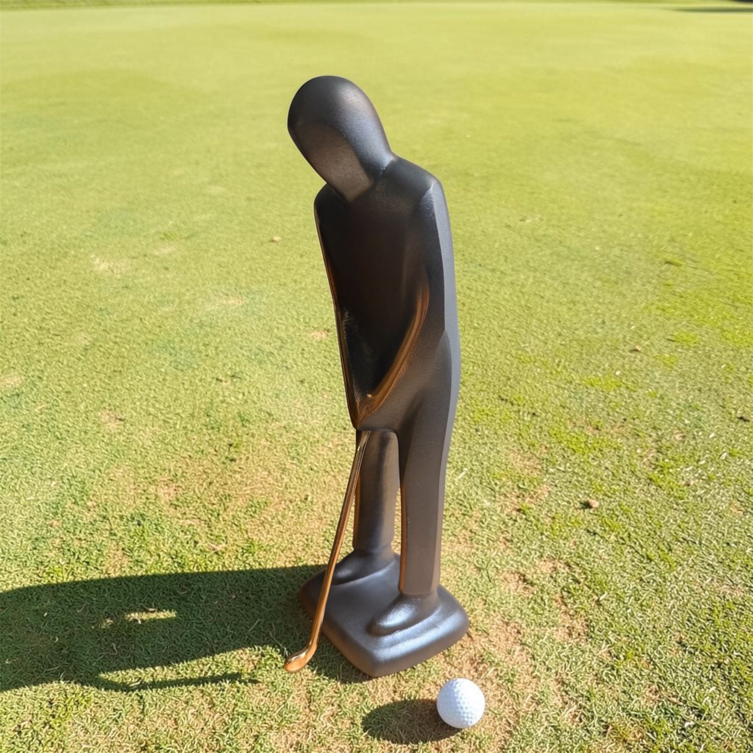 German Bronze Golf Sculpture