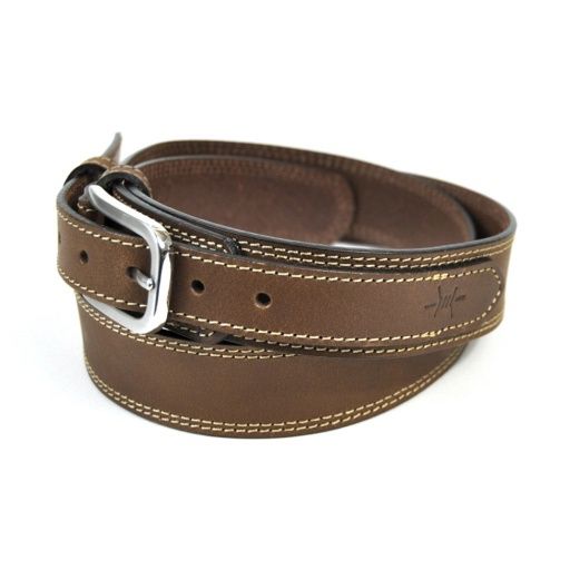 MODERN RANGER BELT, Size: 32, Colour: BOURBON