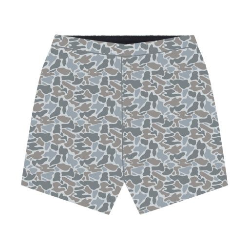 WATERLOO SWIM SHORTS - 7.5 IN INSEAM, Size: M, Colour: CAMO FRIO