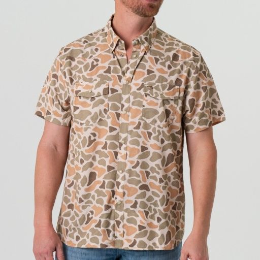 PERFORMANCE WESTERN SHIRT, Size: Small, Colour: VENADO CAMO
