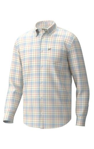 HADLEY LUXE LITE LONG SLEEVE BUTTON DOWN, Size: LARGE