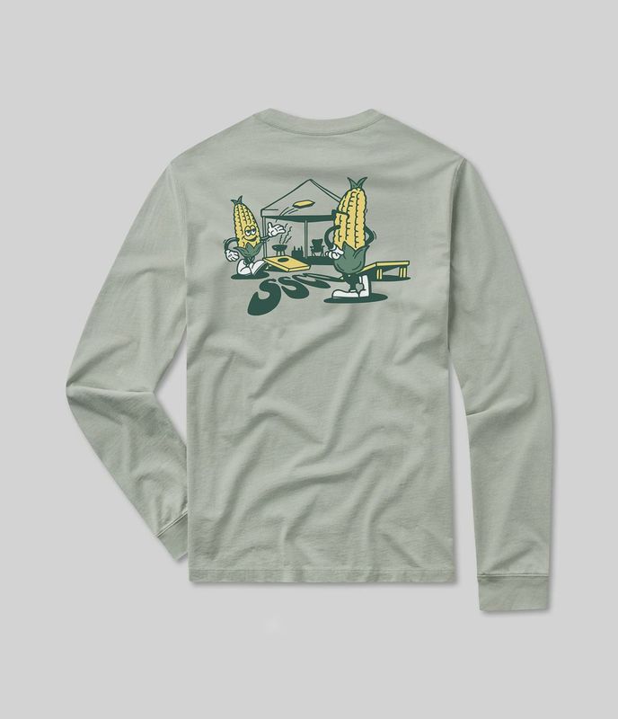 Corn Hole Club LS Tee