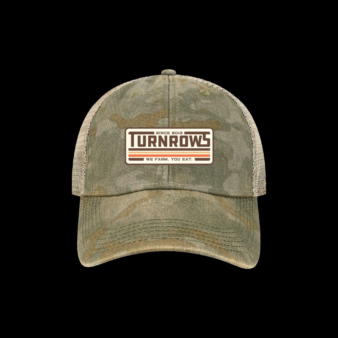 Retro Patch Trucker Cap (Camo)