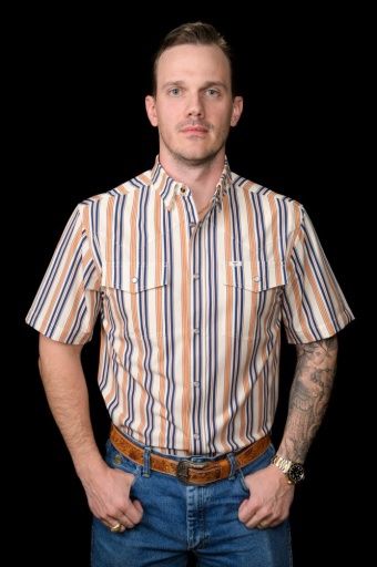 THE JACKSON SHORT SLEEVE SNAP, Size: Small