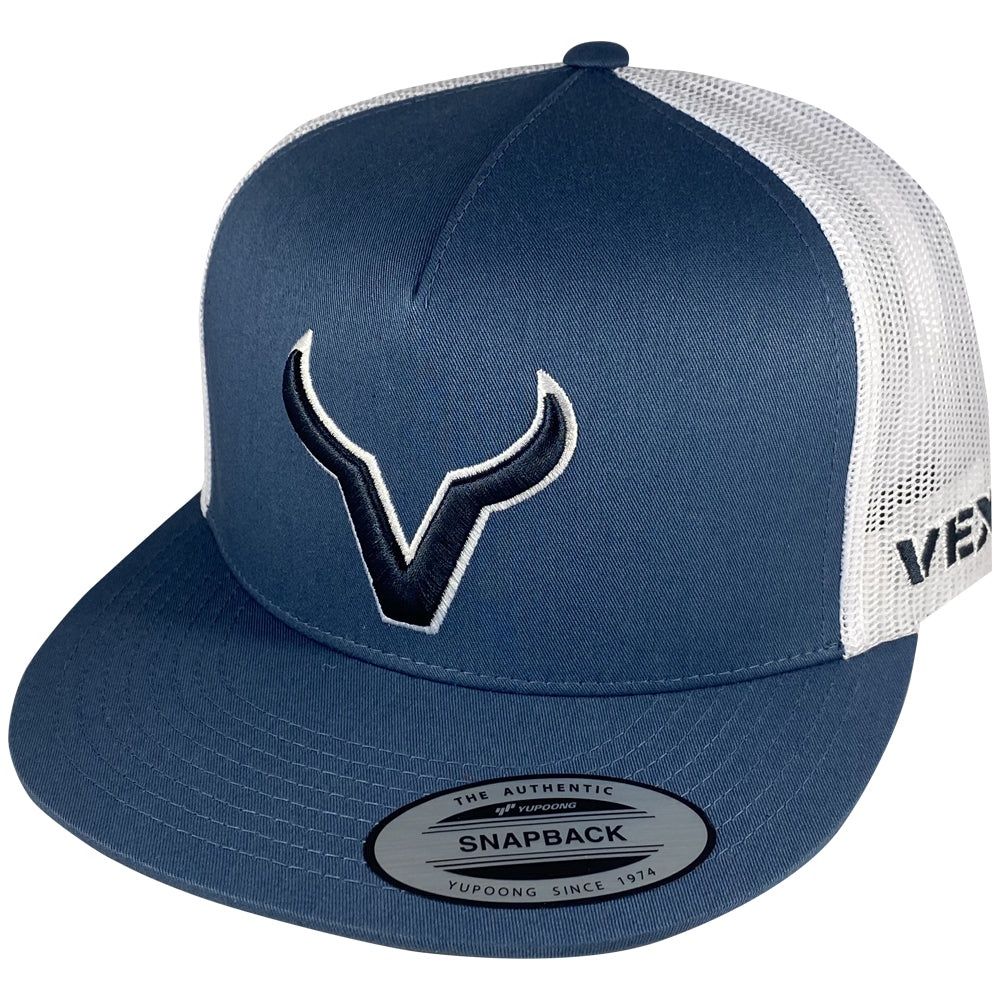 Vexil Brand - Navy Icon - Pale Indigo/White Mesh