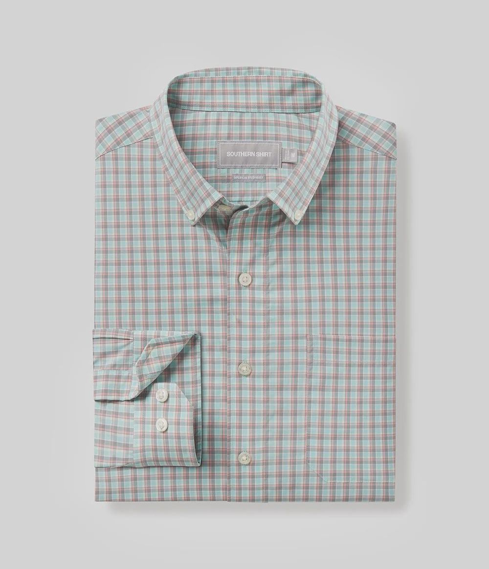 Peachtree LS Plaid Button Up