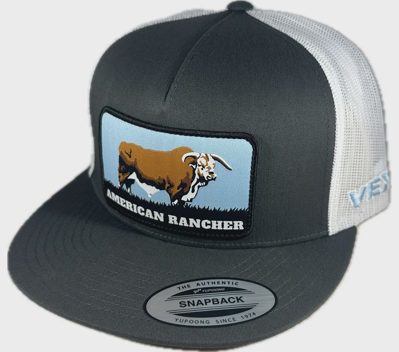 American Rancher - Braford - Charcoal/White Mesh